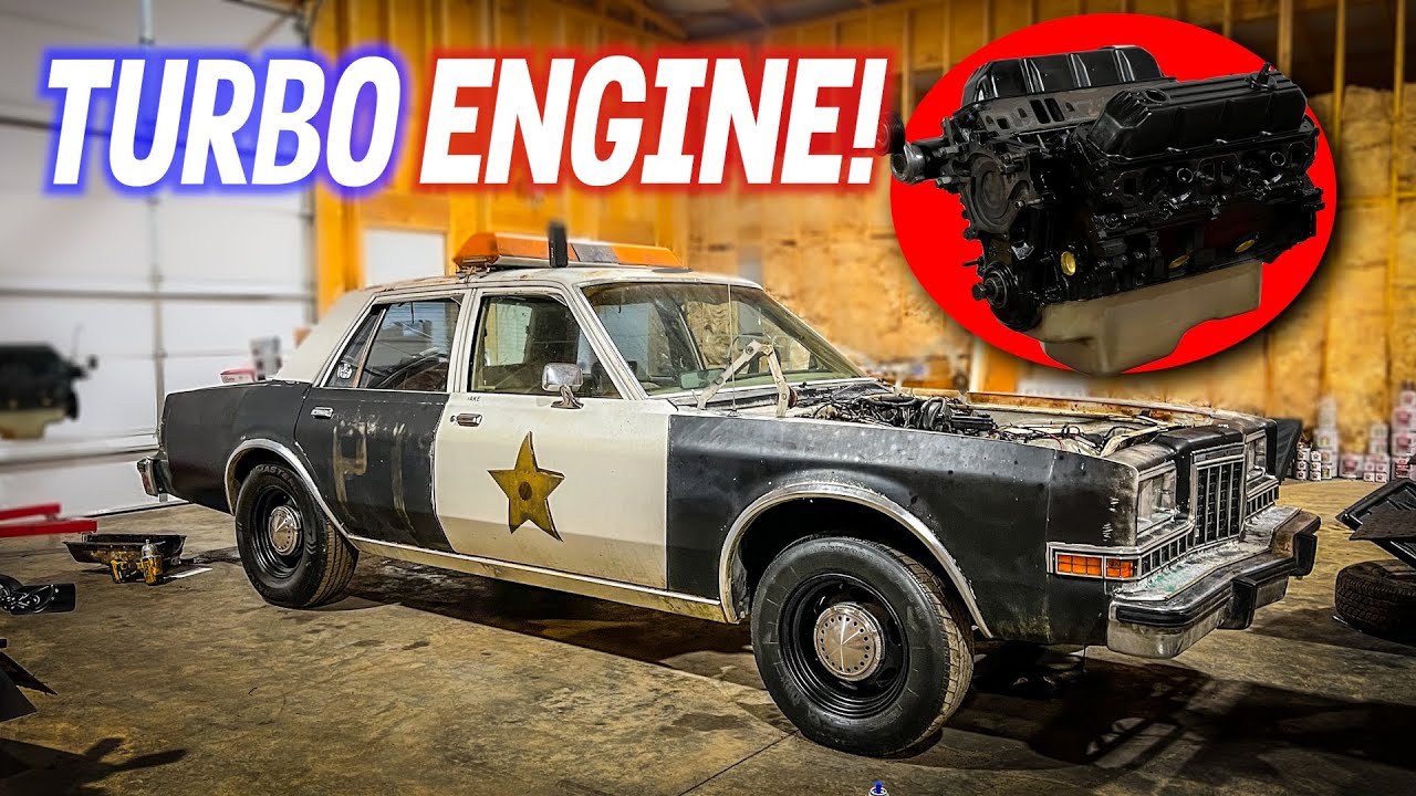 FORGOTTEN Dodge Police Car – TURBO Engine Assembly!